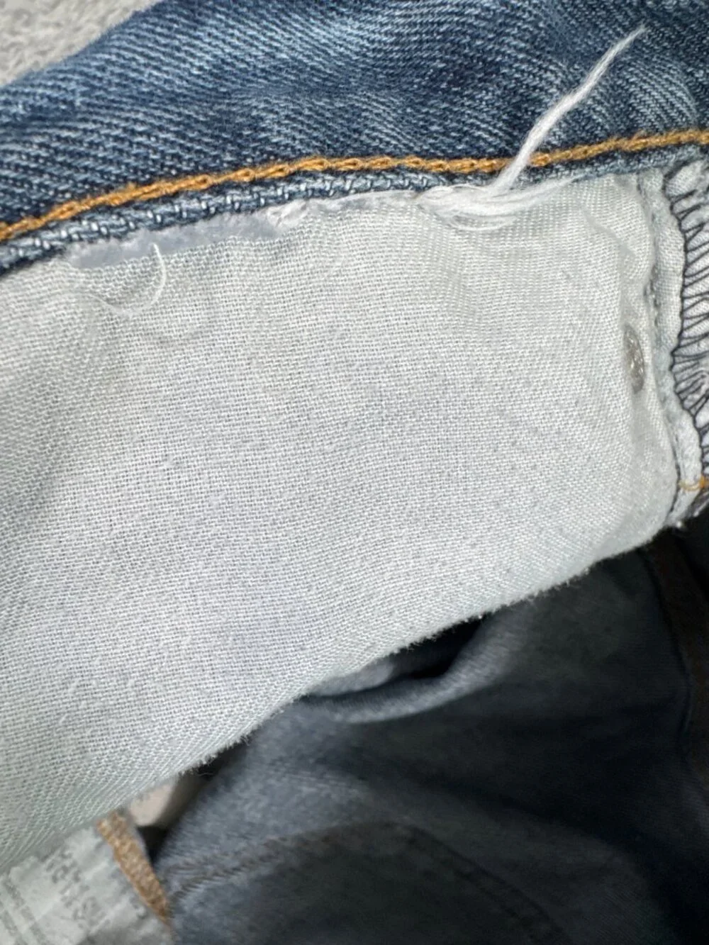 Levis 505 Regular Fit Jeans Mens 42 Denim Heavy Duty Work Outdoors